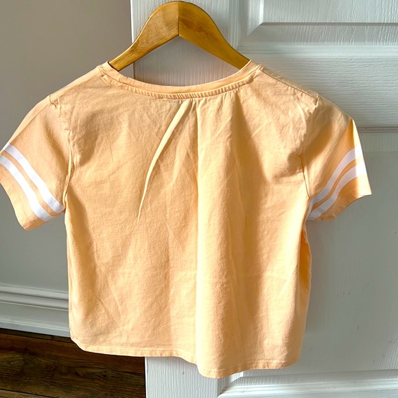 Cropped Peach Tee - Picture 2 of 4